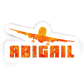 Abigail Sticker Airplane Image