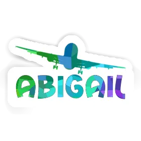 Sticker Abigail Airplane Image