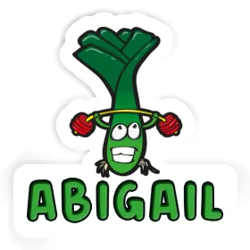 Abigail Sticker Weight Lifter Image