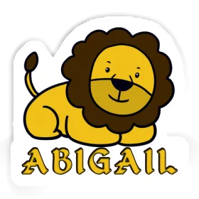 Lion Sticker Abigail Image