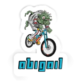 Abigail Sticker Downhill Biker Image