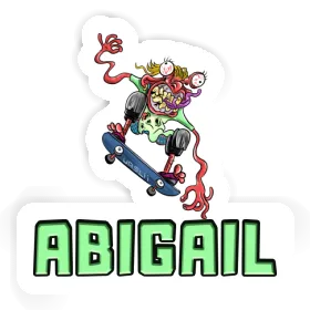 Sticker Skateboarder Abigail Image