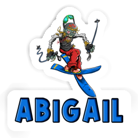 Abigail Sticker Skier Image