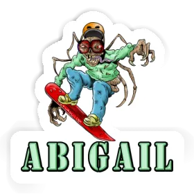 Sticker Abigail Snowboarder Image