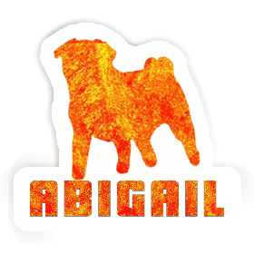 Abigail Sticker Pug Image