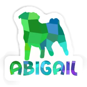 Sticker Abigail Pug Image