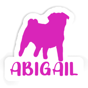 Abigail Sticker Pug Image