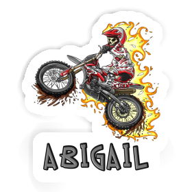 Abigail Sticker Motocross Rider Image