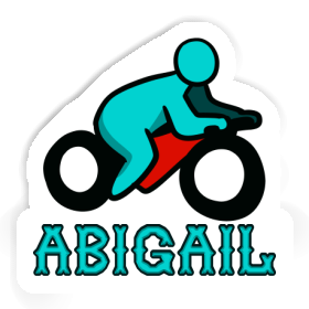 Abigail Sticker Motorbike Driver Image