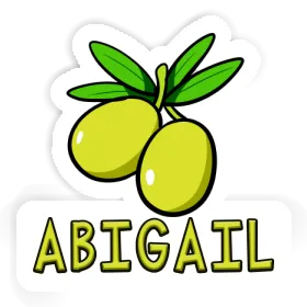 Abigail Autocollant Olive Image