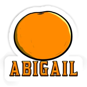 Abigail Sticker Orange Image