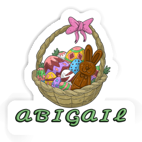 Abigail Sticker Easter basket Image