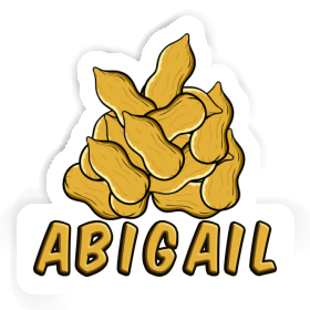 Cacahuète Autocollant Abigail Image