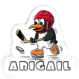 Sticker Ice Hockey Penguin Abigail Image