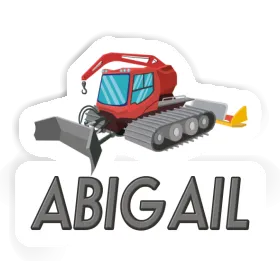 Snow Groomer Sticker Abigail Image