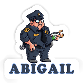 Sticker Abigail Police Officer Image