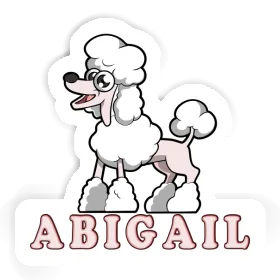 Sticker Poodle Abigail Image