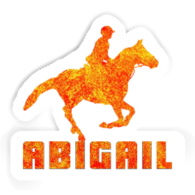 Horse Rider Sticker Abigail Image