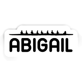 Rowboat Sticker Abigail Image