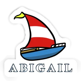 Sticker Abigail Sailboat Image