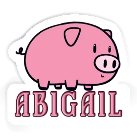 Pig Sticker Abigail Image