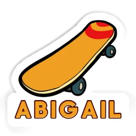 Skateboard Sticker Abigail Image