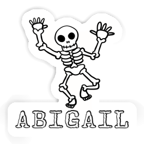 Sticker Abigail Skeleton Image