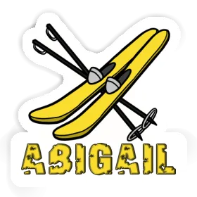 Ski Sticker Abigail Image