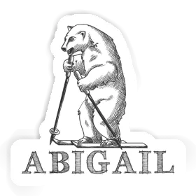 Sticker Abigail Skier Image