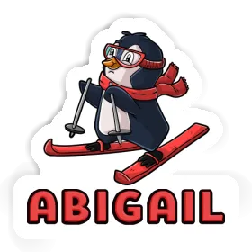 Abigail Sticker Skier Image