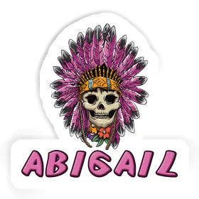 Abigail Sticker Womens Skull Image