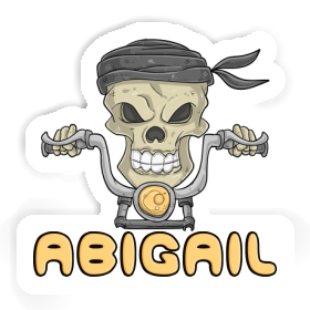 Abigail Sticker Motorcycle Rider Image