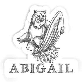 Abigail Sticker Surfer Image