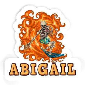 Surfer Sticker Abigail Image