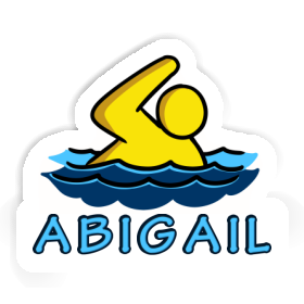 Swimmer Sticker Abigail Image