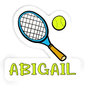 Abigail Sticker Tennis Racket Image