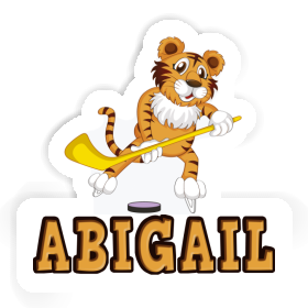 Abigail Sticker Hockey Player Image