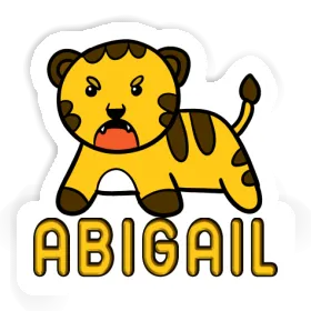 Abigail Sticker Baby Tiger Image