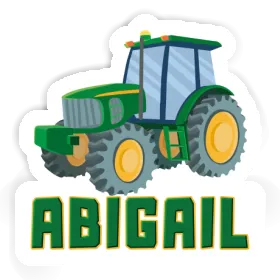 Tractor Sticker Abigail Image