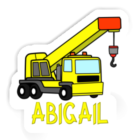 Sticker Truck crane Abigail Image