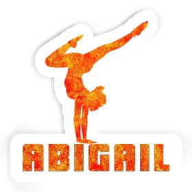 Abigail Sticker Yoga Woman Image