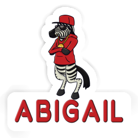 Abigail Sticker Zebra Image