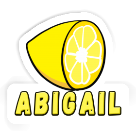 Abigail Sticker Citron Image