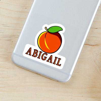 Abigail Sticker Apricot Notebook Image