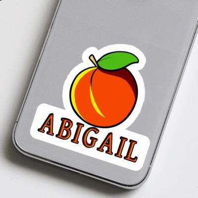 Abigail Sticker Apricot Laptop Image