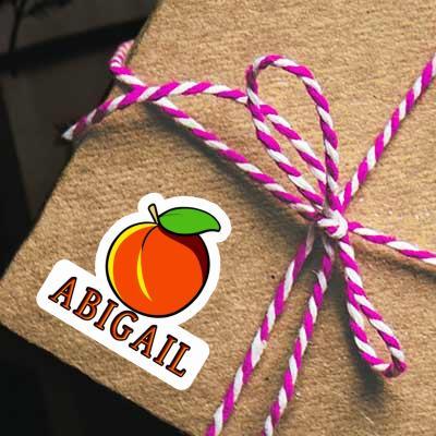 Abigail Sticker Apricot Laptop Image