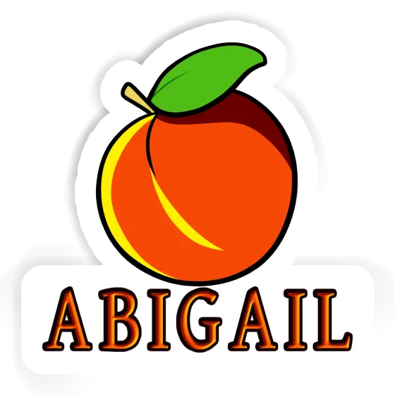 Abigail Sticker Apricot Gift package Image