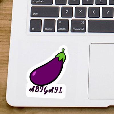 Abigail Sticker Aubergine Gift package Image