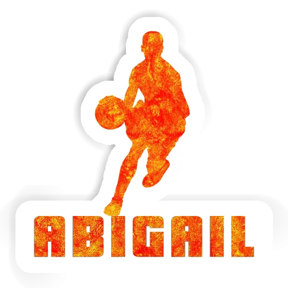 Autocollant Joueur de basket-ball Abigail Notebook Image