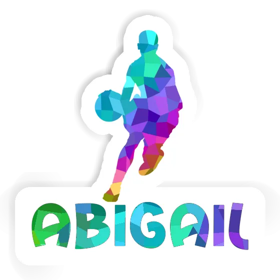 Sticker Abigail Basketball Player Laptop Image